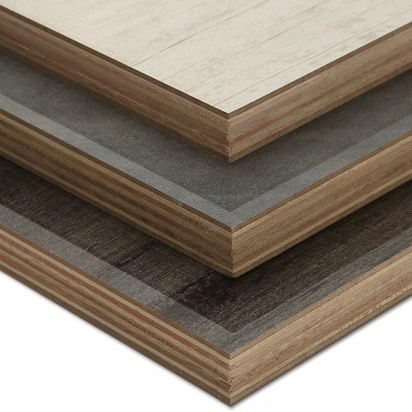 stack of three panel of fancy plywoods